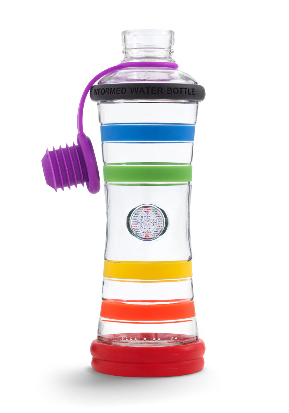 Chakra Wasserflasche - Rainbow